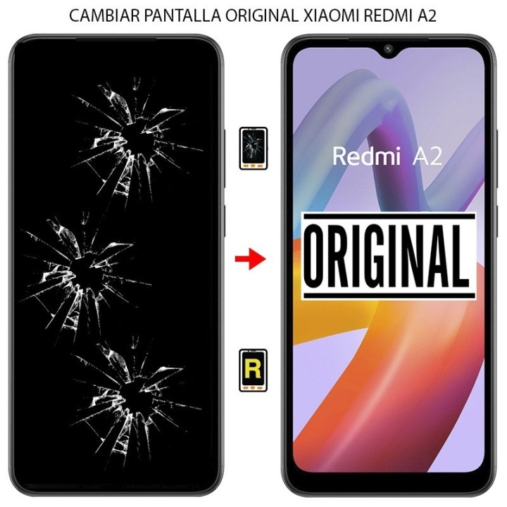 Cambiar Pantalla Original Xiaomi Redmi A2