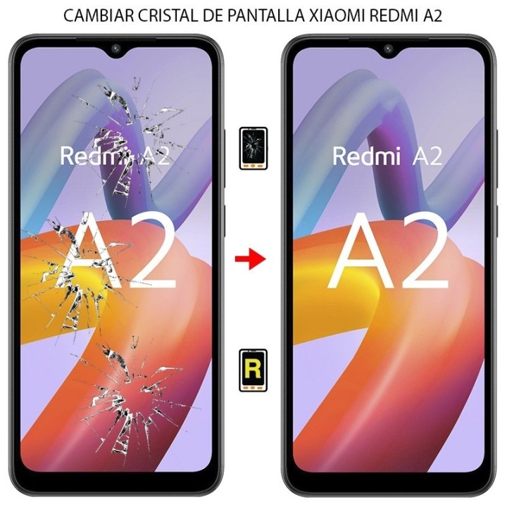 Cambiar Cristal de Pantalla Xiaomi Redmi A2
