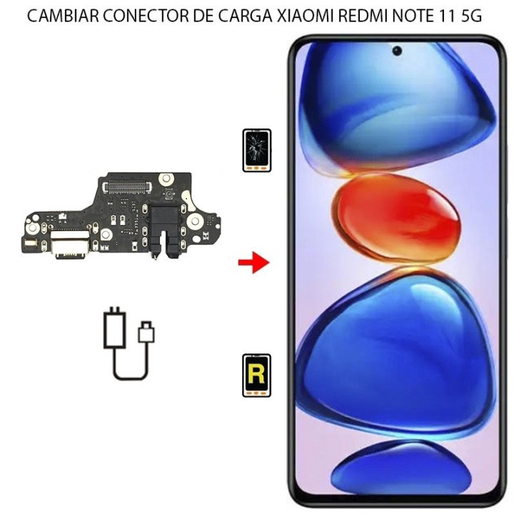 Cambiar Conector de Carga Xiaomi Redmi Note 11 5G