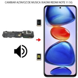 Cambiar Altavoz de Música Xiaomi Redmi Note 11 5G