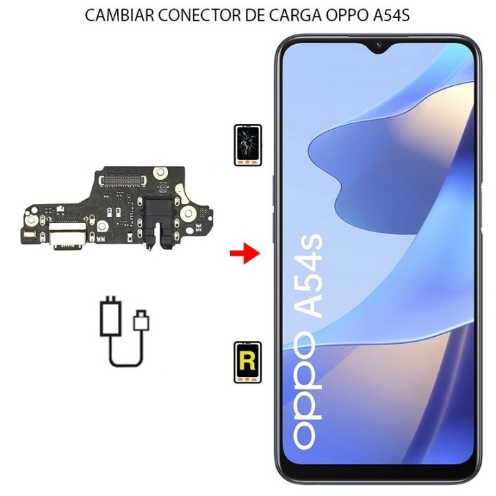 Cambiar Conector de Carga Oppo A54S
