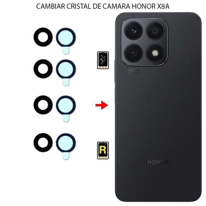Cambiar Cristal Cámara Trasera Honor X8a