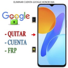 Eliminar Contraseña y Cuenta Google Honor X8a