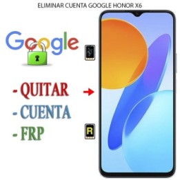 Eliminar Contraseña y Cuenta Google Honor X6