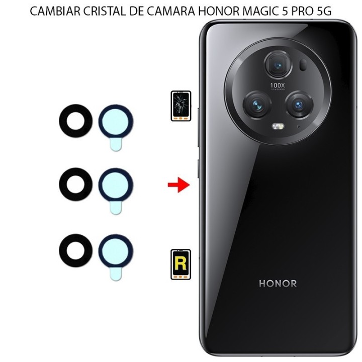 Cambiar Cristal Cámara Trasera Honor Magic 5 Pro 5G