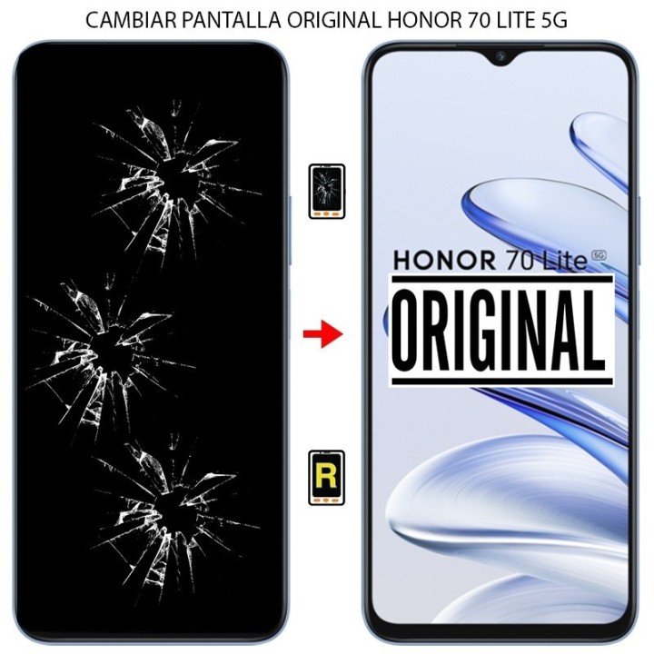 Cambiar Pantalla Original Honor 70 Lite
