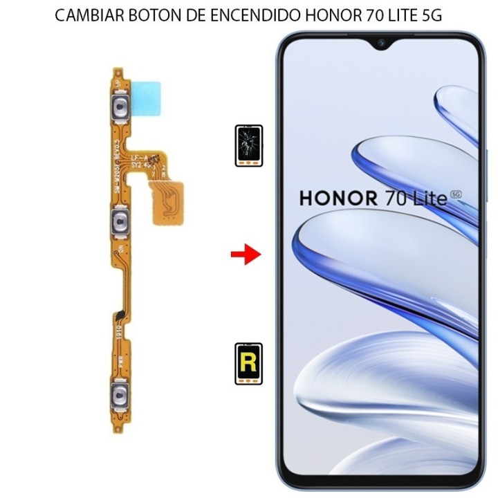 Cambiar Botón de Encendido Honor 70 Lite