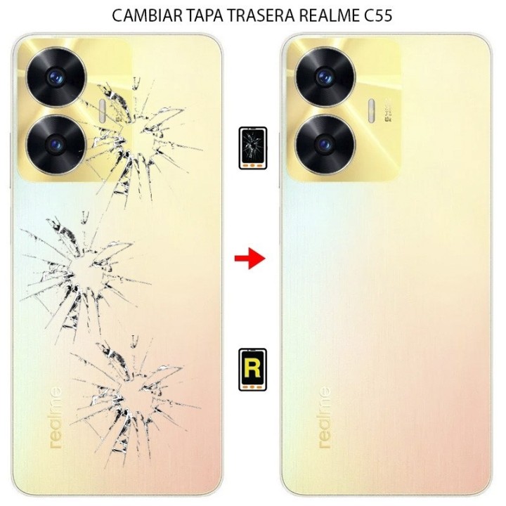 Cambiar Tapa Trasera Realme C55