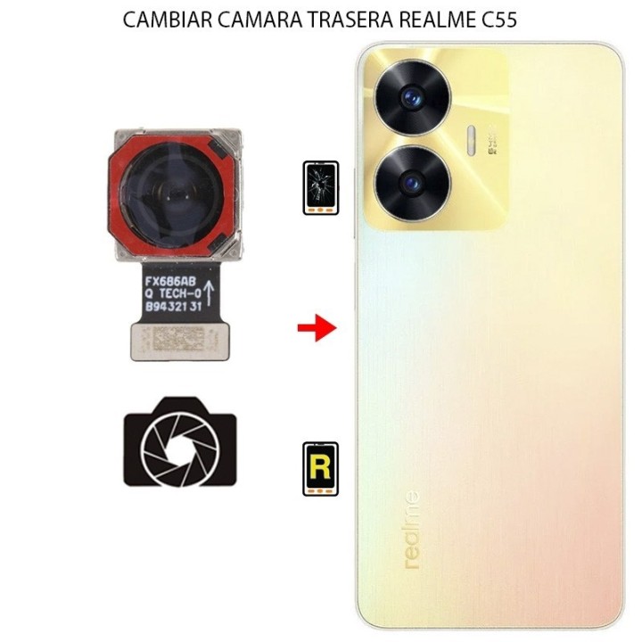 Cambiar Cámara Trasera Realme C55
