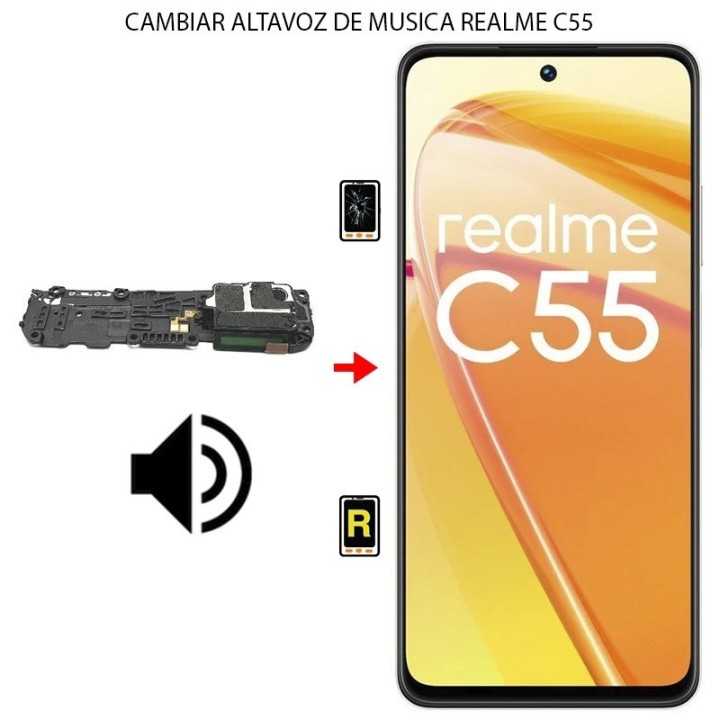 Cambiar Altavoz de Música Realme C55