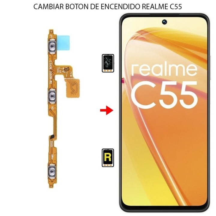 Cambiar Botón de Encendido Realme C55