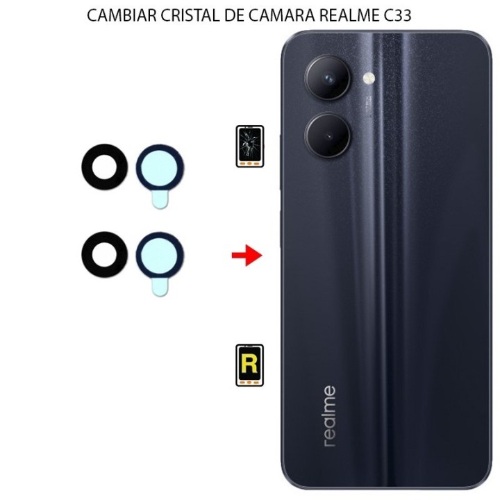 Cambiar Cristal Cámara Trasera Realme C33