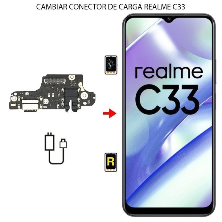 Cambiar Conector de Carga Realme C33