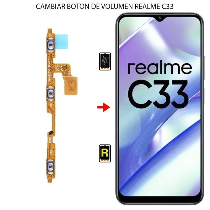 Cambiar Botón de Volumen Realme C33