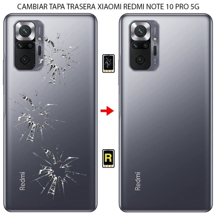 Cambiar Tapa Trasera Xiaomi Redmi Note 10 Pro 5G