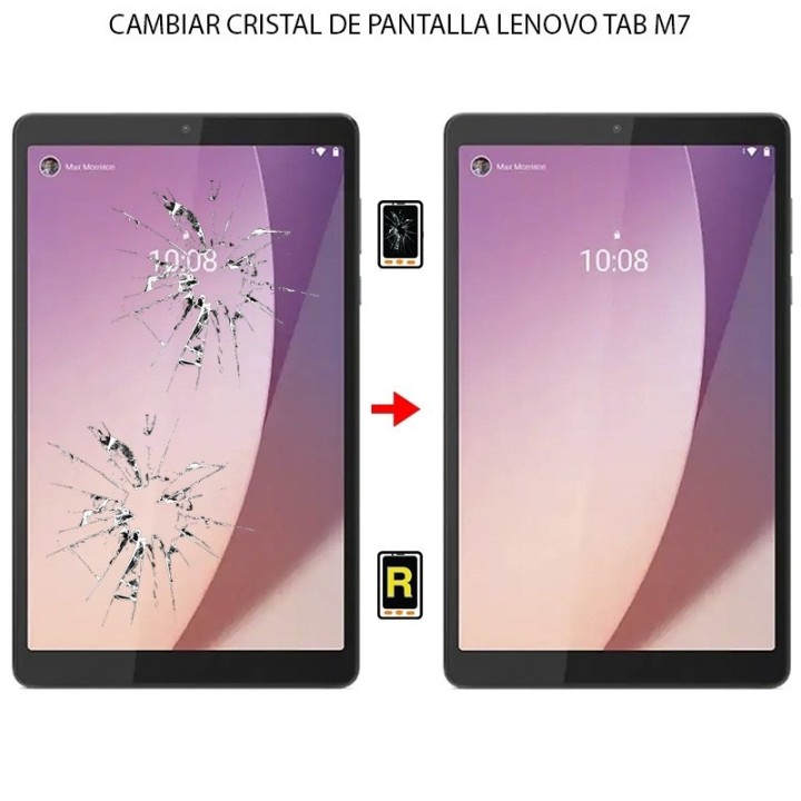 Cambiar Cristal De Pantalla Lenovo Tab M7