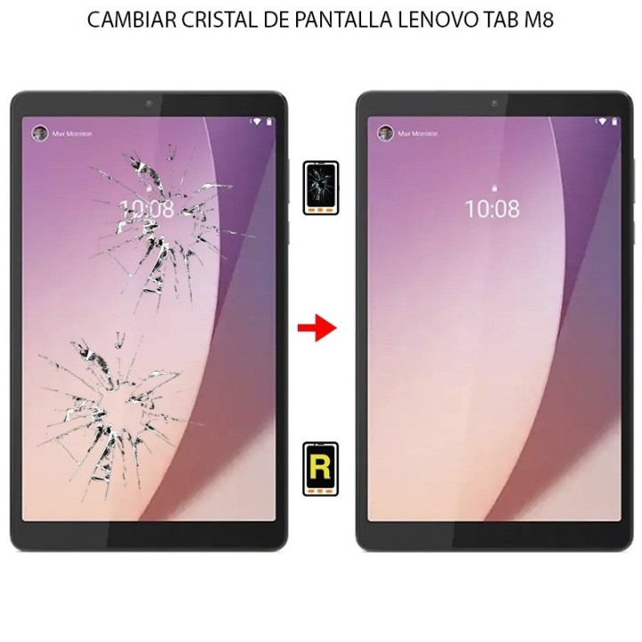 Cambiar Cristal De Pantalla Lenovo Tab M8 Gen 3