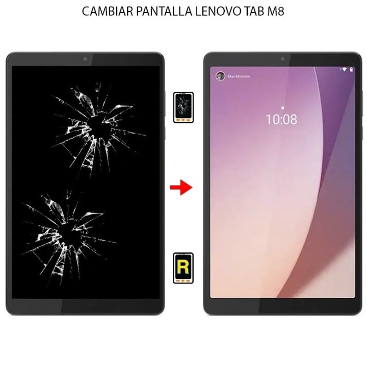 Cambiar Pantalla Lenovo Tab M8 FHD