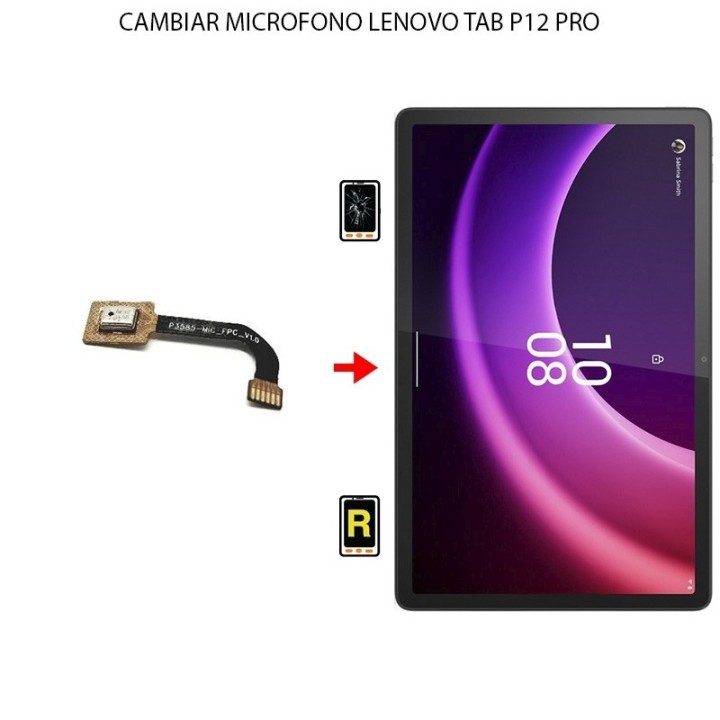 Cambiar Microfono Lenovo Tab P12 Pro