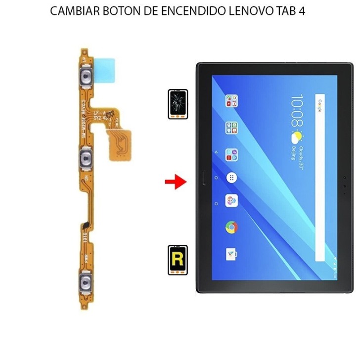 Cambiar Botón De Encendido Lenovo Tab 4 8