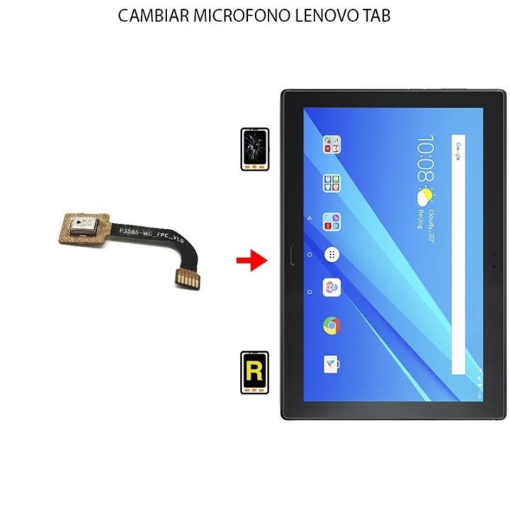 Cambiar Microfono Lenovo Tab 7