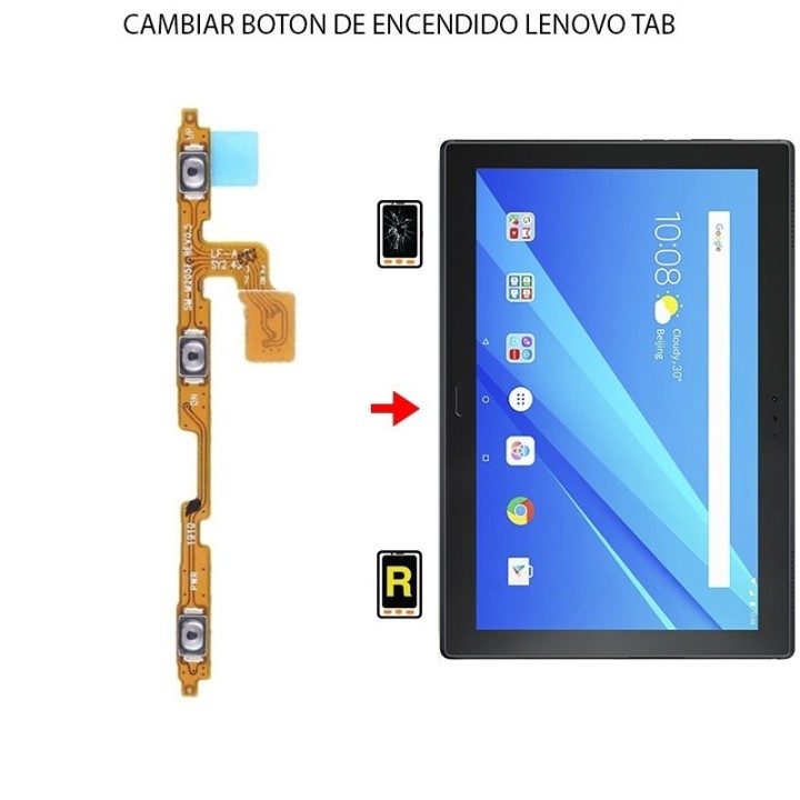 Cambiar Botón De Encendido Lenovo Tab 3 10