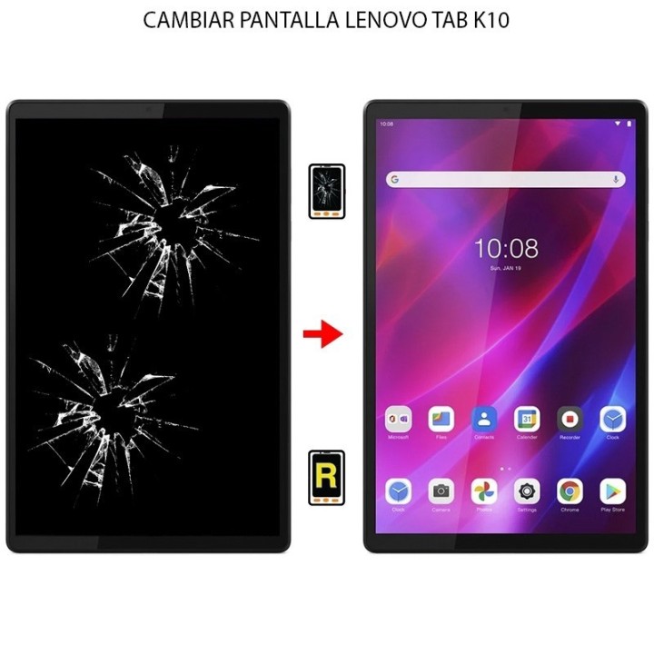 Cambiar Pantalla Lenovo Tab K10