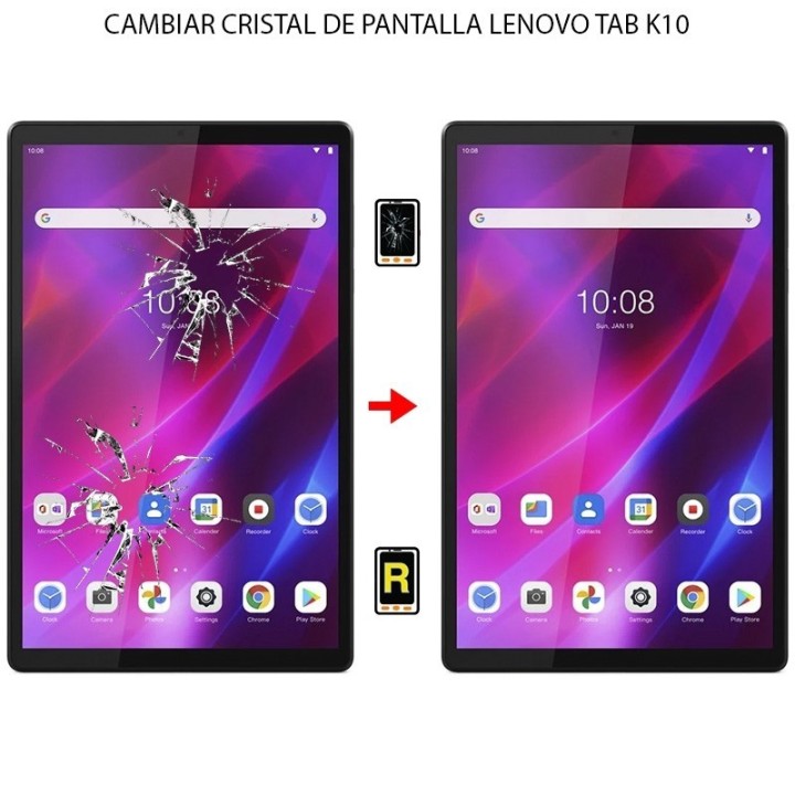 Cambiar Cristal De Pantalla Lenovo Tab K10