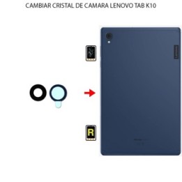 Cambiar Cristal Cámara Trasera Lenovo Tab K10