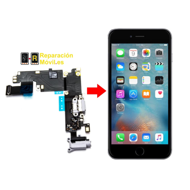 Cambiar Conector de Carga iPhone 6S Plus