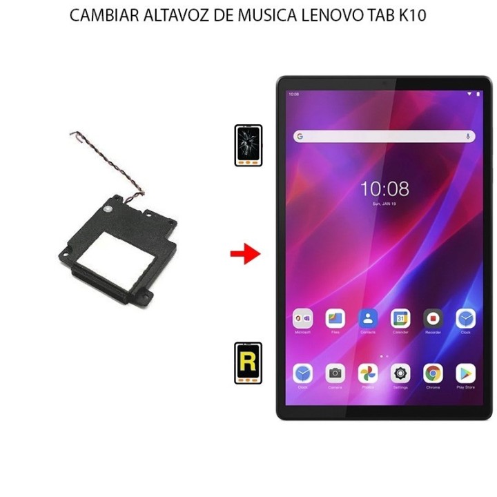 Cambiar Altavoz De Música Lenovo Tab K10