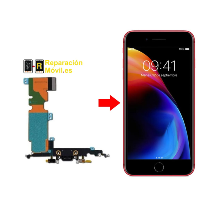 Cambiar Conector de Carga iPhone 8 Plus
