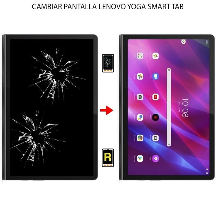 Cambiar Pantalla Lenovo Yoga Smart Tab
