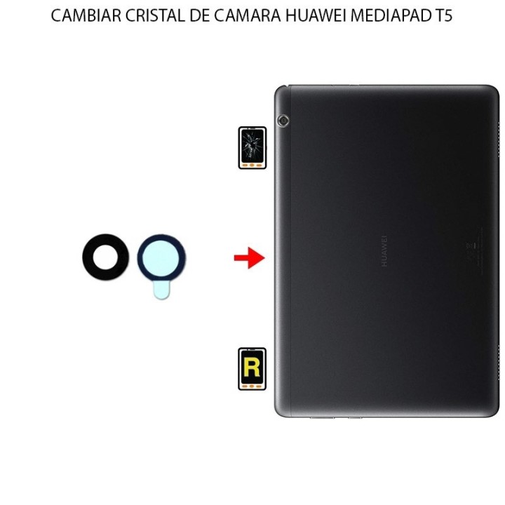 Cambiar Cristal Cámara Trasera Huawei MediaPad T5