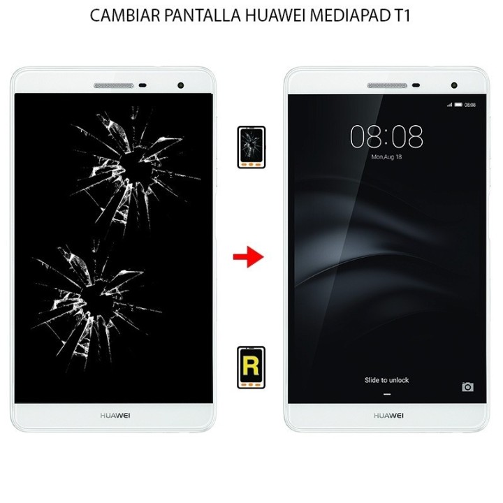 Cambiar Pantalla Huawei MediaPad T1 10