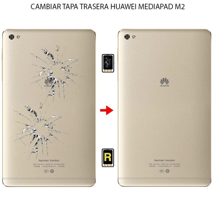Cambiar Tapa Trasera Huawei MediaPad M2 8