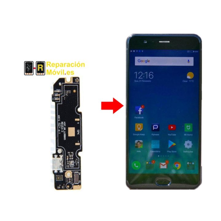 Cambiar Conector De Carga XIAOMI MI NOTE 3