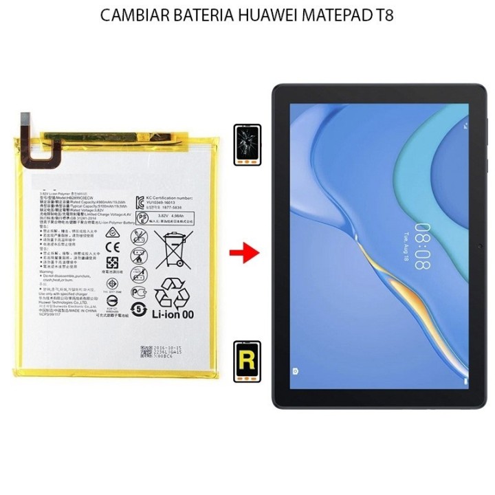 Cambiar Batería Huawei MatePad T8