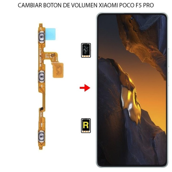 Cambiar Botón de Volumen Xiaomi Poco F5 Pro 5G