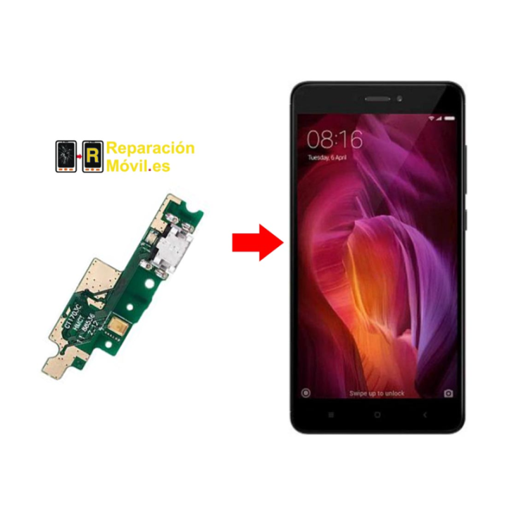 Cambiar Conector de carga Xiaomi Redmi 4x