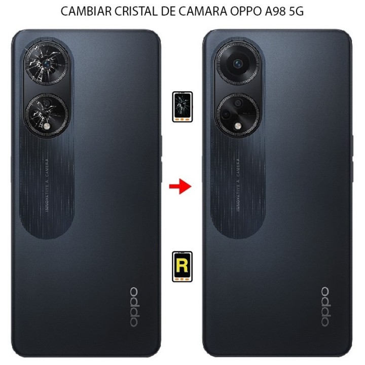 Cambiar Cristal Cámara Trasera Oppo A98 5G