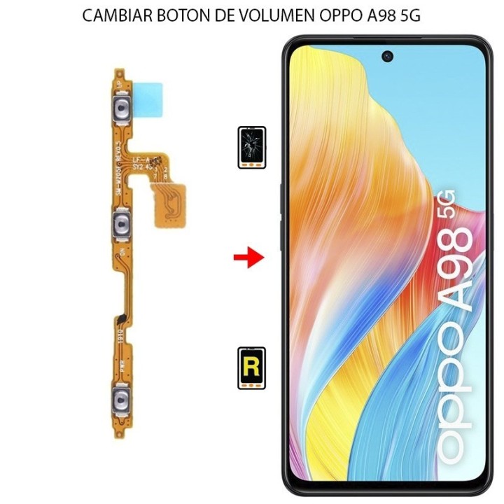 Cambiar Botón de Volumen Oppo A98 5G