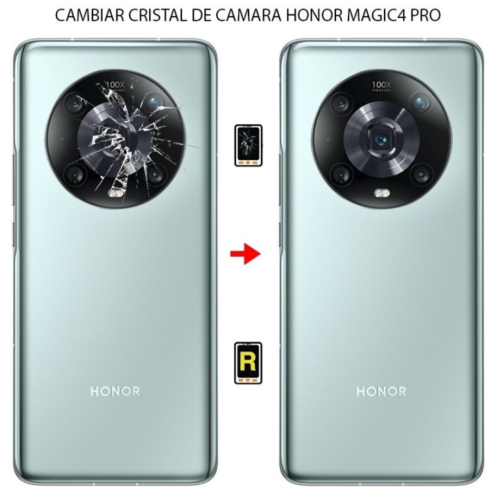 Cambiar Cristal Cámara Trasera Honor Magic 4 Pro