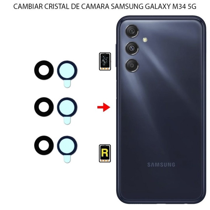 Cambiar Cristal Cámara Trasera Samsung Galaxy M34 5G