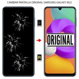 Cambiar Pantalla Original Samsung Galaxy M22