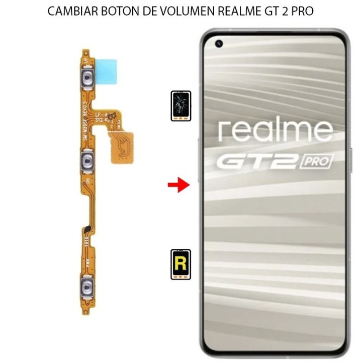 Cambiar Botón de Volumen Realme GT 2 Pro
