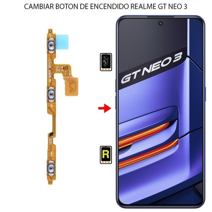 Cambiar Botón de Encendido Realme GT Neo 3