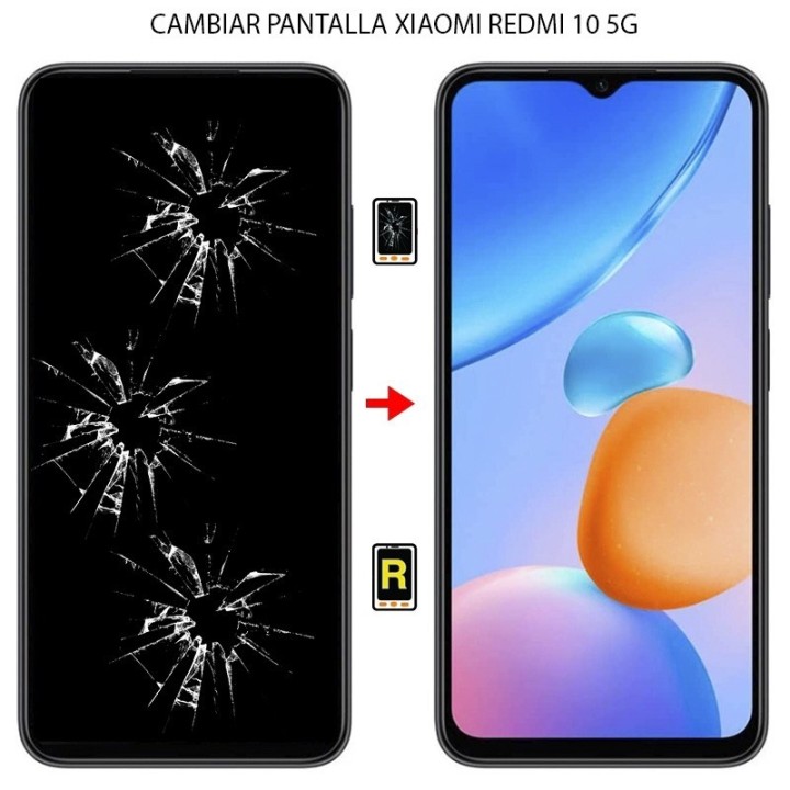 Cambiar Pantalla Xiaomi Redmi 10 5G