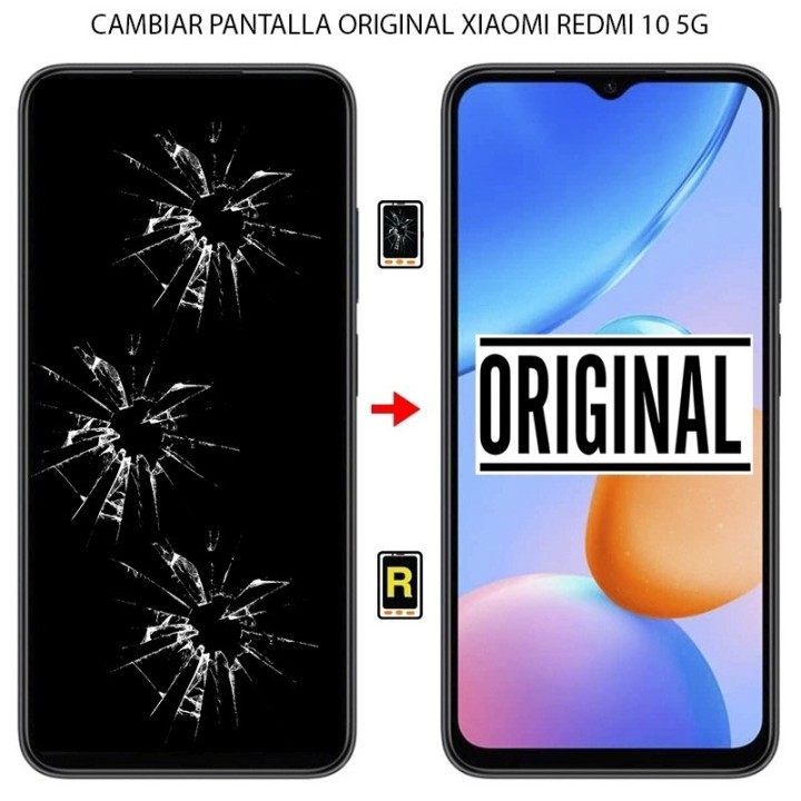 Cambiar Pantalla Original Xiaomi Redmi 10 5G