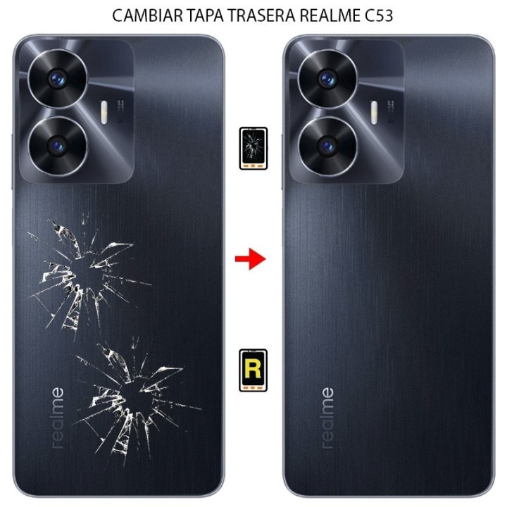 Cambiar Tapa Trasera Realme C53